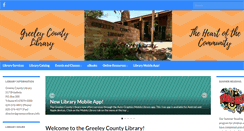 Desktop Screenshot of greeleycolibrary.info